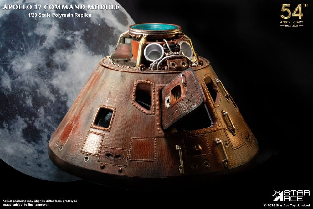 Apollo 17 Replik i skala 1/20 av Kommandokapseln 20 cm