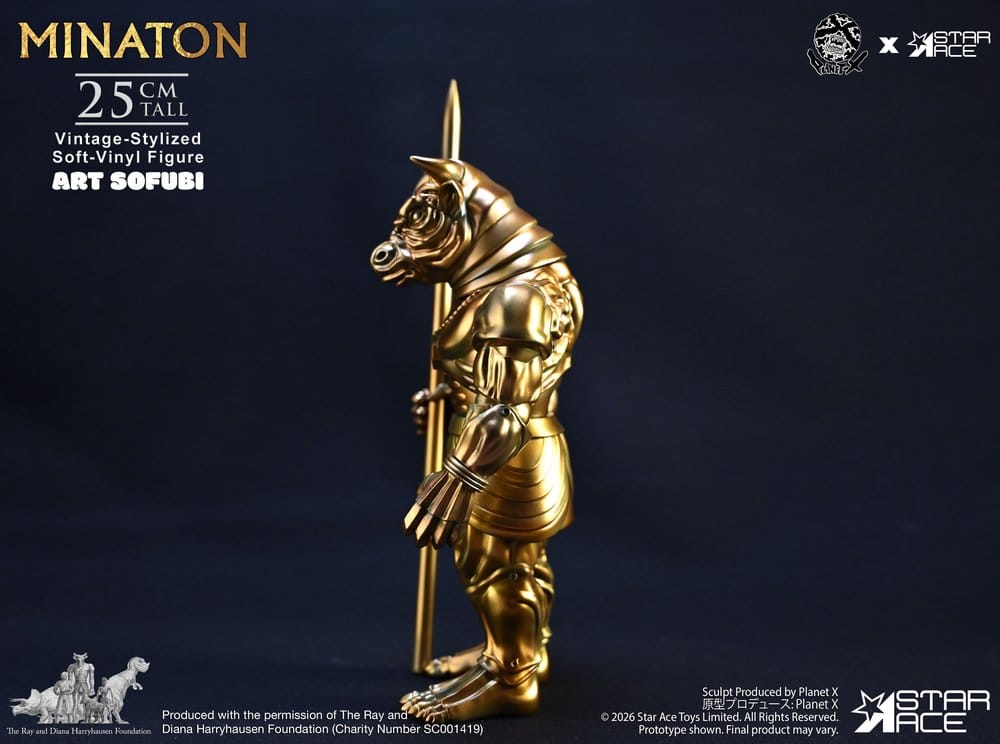 Ray Harryhausen Soft Vinyl Figur Minaton Vintage-Style 25 cm