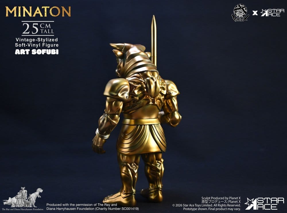 Ray Harryhausen Soft Vinyl Figur Minaton Vintage-Style 25 cm