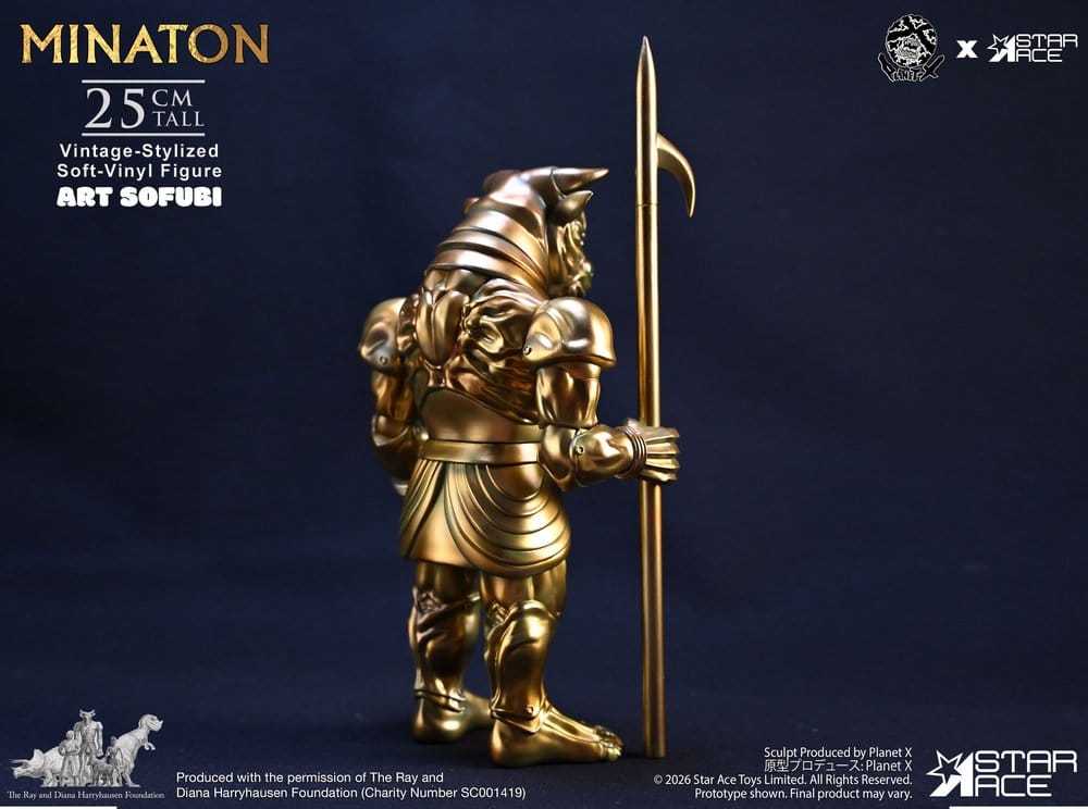 Ray Harryhausen Soft Vinyl Figur Minaton Vintage-Style 25 cm
