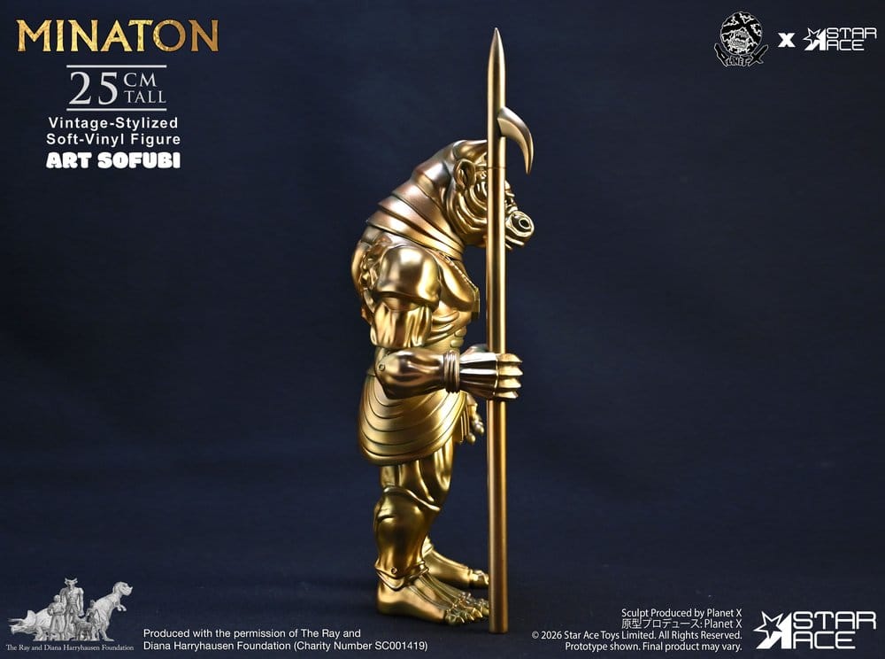 Ray Harryhausen Soft Vinyl Figur Minaton Vintage-Style 25 cm