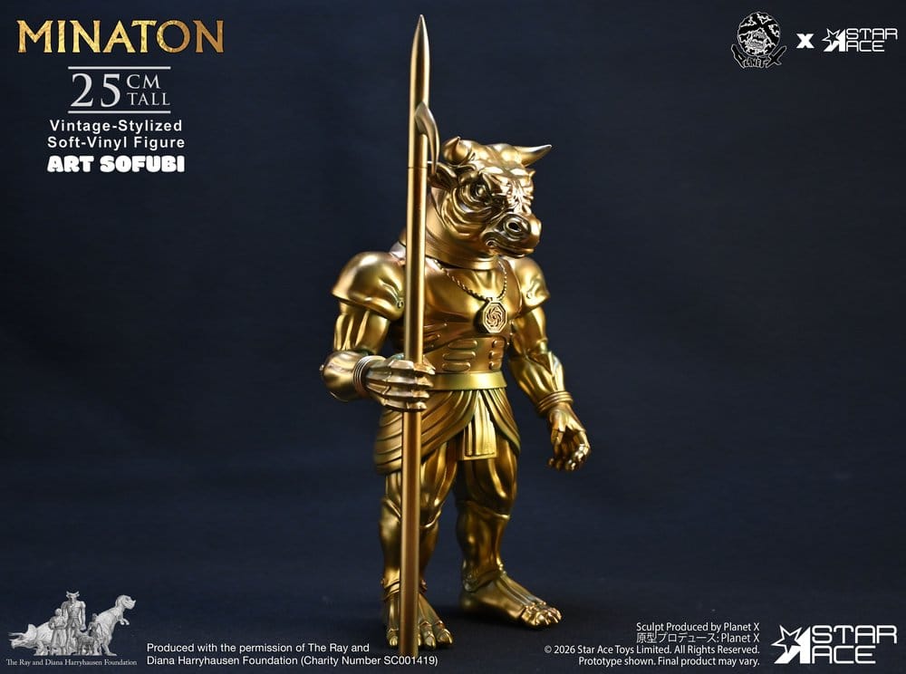 Ray Harryhausen Soft Vinyl Figur Minaton Vintage-Style 25 cm