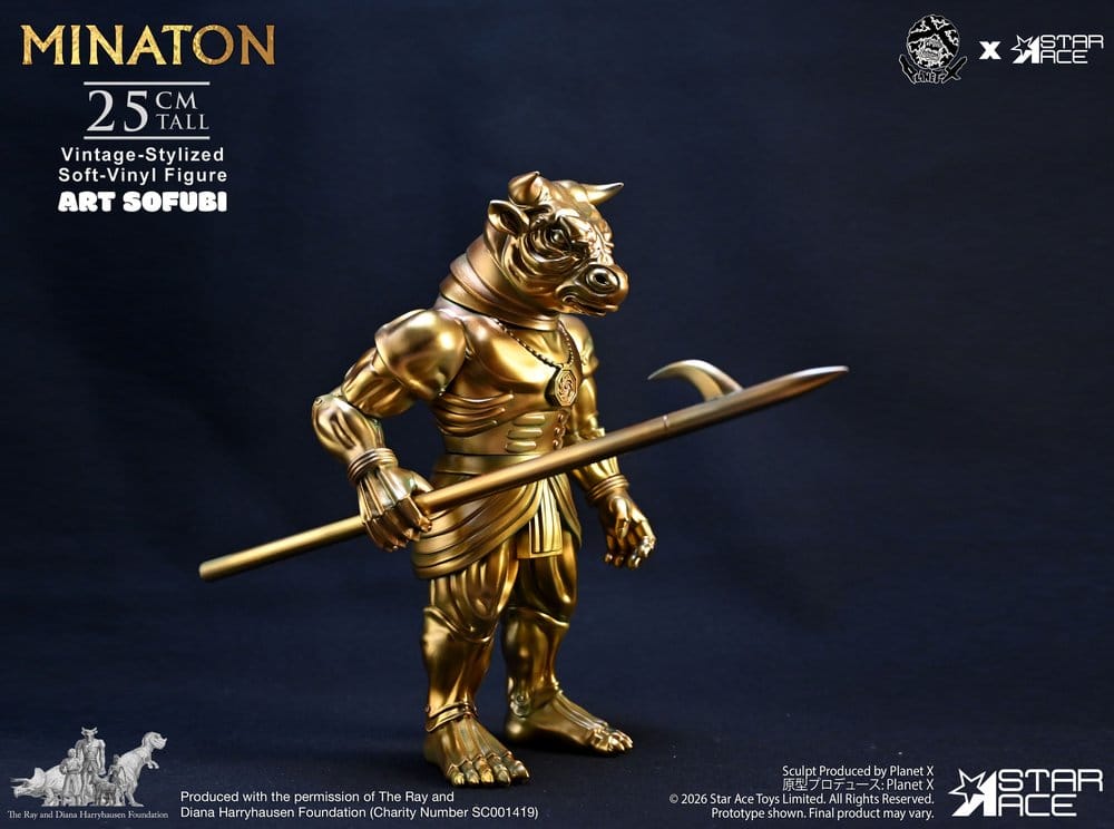 Ray Harryhausen Soft Vinyl Figur Minaton Vintage-Style 25 cm