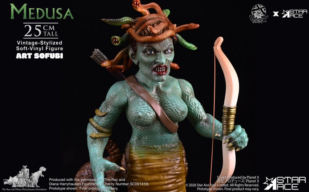Ray Harryhausen Soft Vinyl Figur Medusa (Vintage-Style) 25 cm