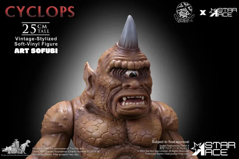 Ray Harryhausen Soft Vinyl Figur Cyclops (Vintage-Style) 25 cm Star Ace Toys
