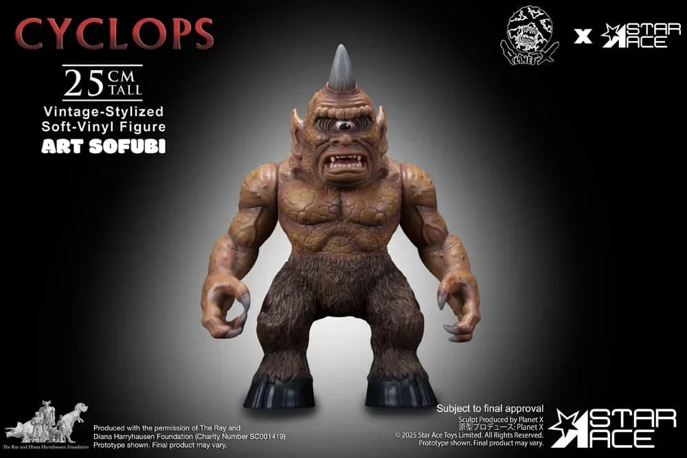 Ray Harryhausen Soft Vinyl Figur Cyclops (Vintage-Style) 25 cm Star Ace Toys