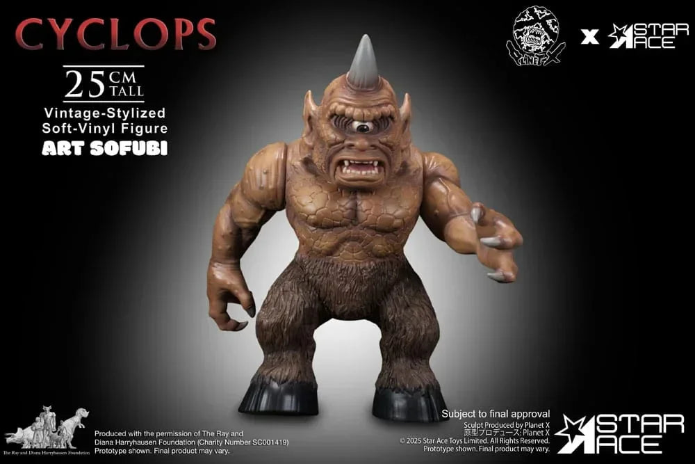 Ray Harryhausen Soft Vinyl Figur Cyclops (Vintage-Style) 25 cm Star Ace Toys