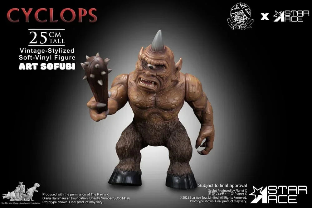 Ray Harryhausen Soft Vinyl Figur Cyclops (Vintage-Style) 25 cm Star Ace Toys
