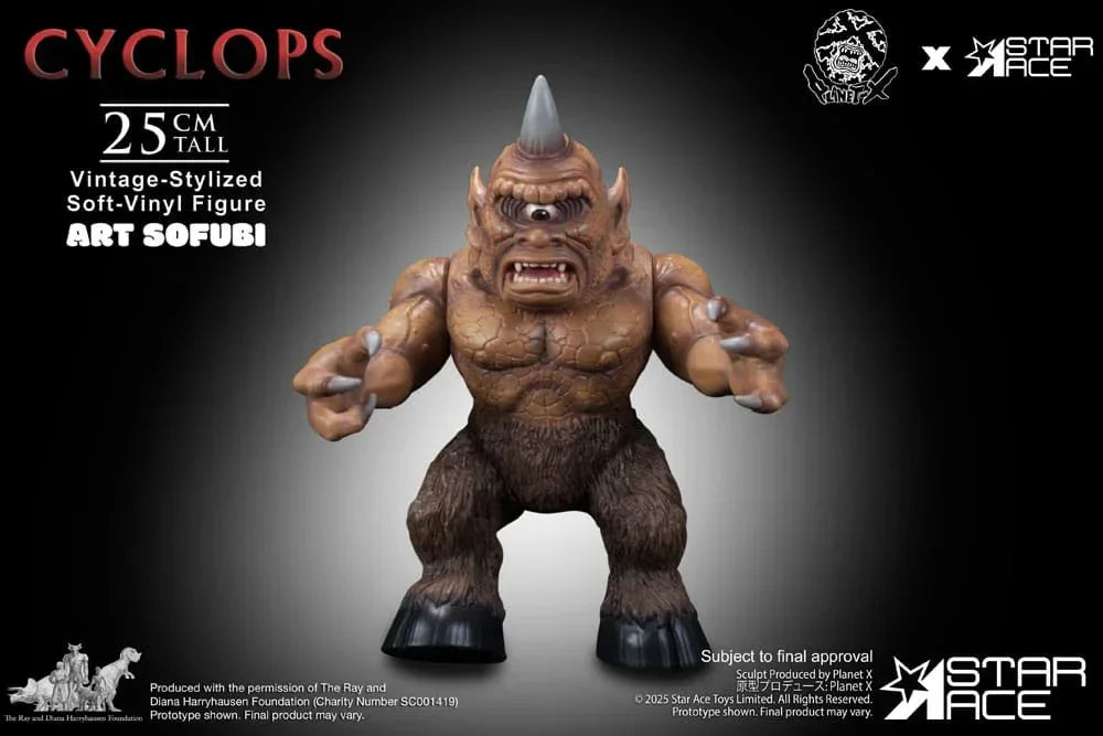 Ray Harryhausen Soft Vinyl Figur Cyclops (Vintage-Style) 25 cm Star Ace Toys