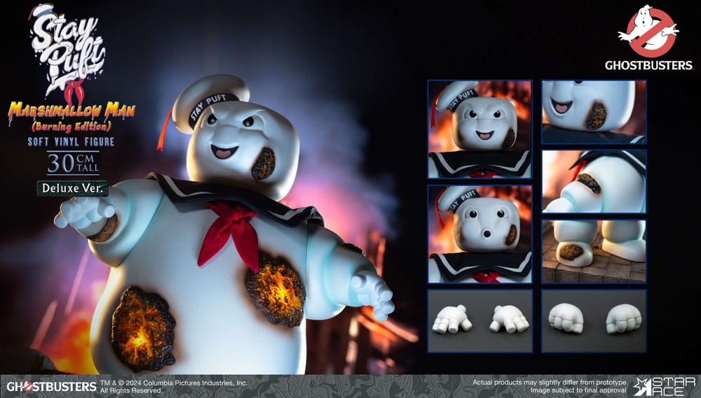 Ghostbusters Stay Puft Marshmallow Man (Burning Edition) 30 cm Star Ace Toys