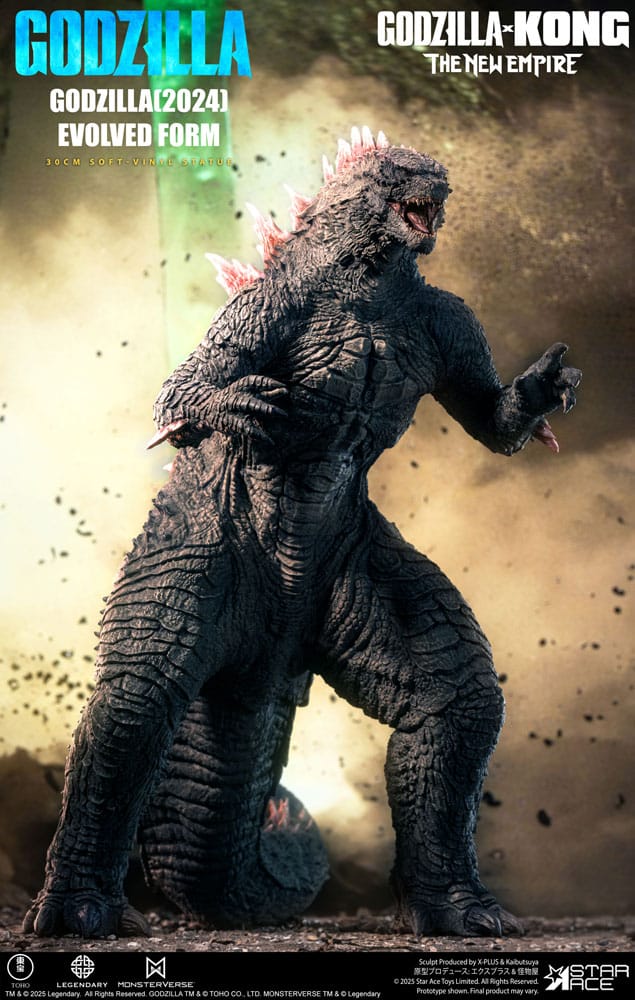 Godzilla vs. Kong: The New Empire Soft Vinyl Figur Godzilla (2024) Evolved 30 cm Star Ace Toys