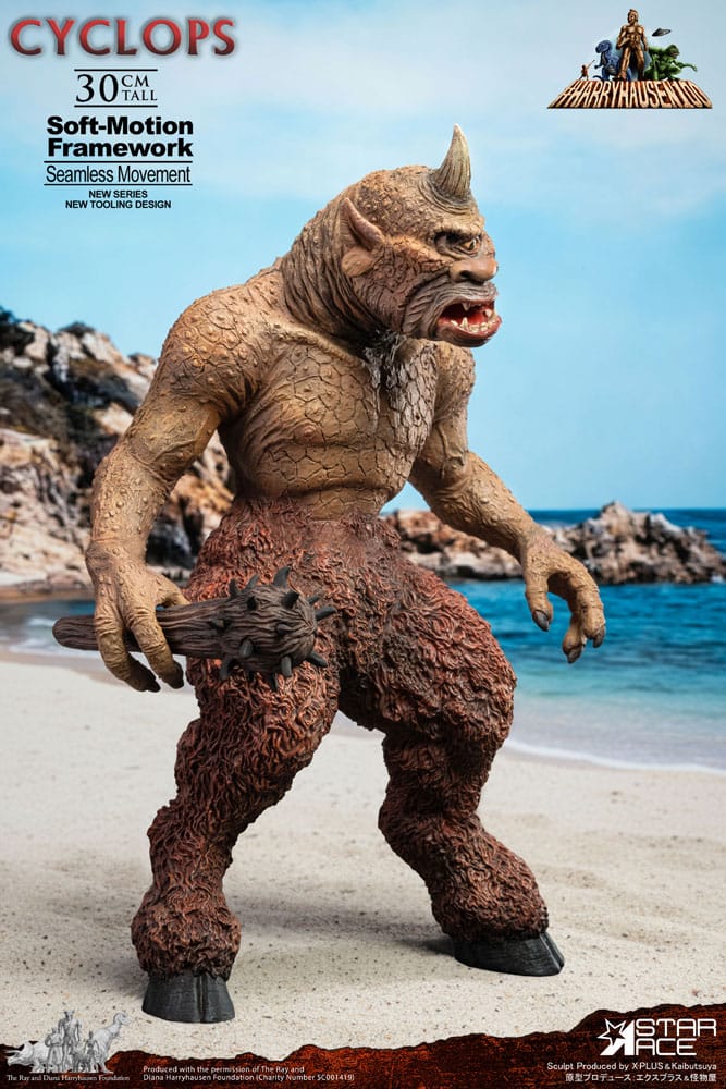 Ray Harryhausen Soft-Motion Series Figur Cyclops 30 cm Star Ace Toys