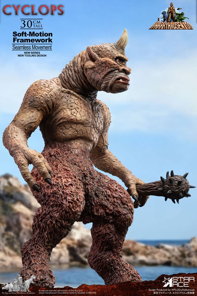 Ray Harryhausen Soft-Motion Series Figur Cyclops 30 cm Star Ace Toys