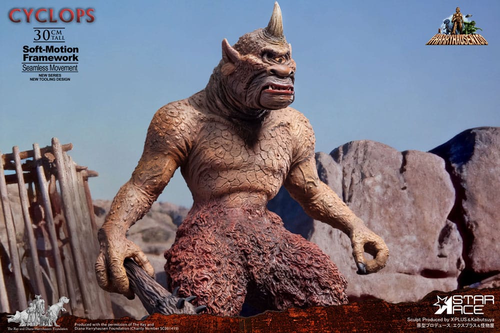 Ray Harryhausen Soft-Motion Series Figur Cyclops 30 cm Star Ace Toys