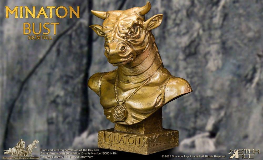 Ray Harryhausen Soft Vinyl Figur Minaton Bust 50 cm Star Ace Toys