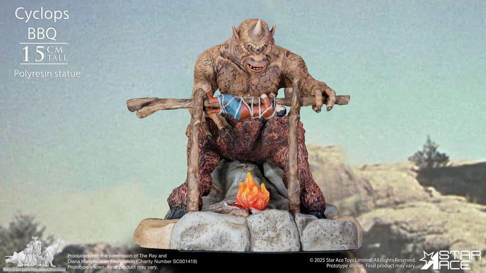 Ray Harryhausen Diorama 1/8 Cyclops Barbecue Scene 17 cm Star Ace Toys