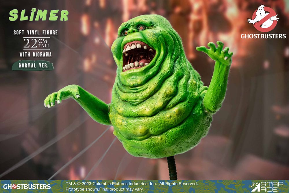 Ghostbusters Staty Slimer Normal Version 22 cm Star Ace Toys