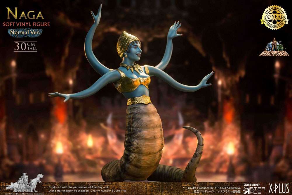 The 7th Voyage of Sinbad Soft Vinyl Statue Ray Harryhausen's Naga (Snake Woman) Deluxe Version 31 cm