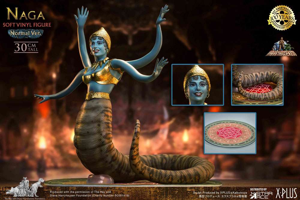 The 7th Voyage of Sinbad Soft Vinyl Statue Ray Harryhausen's Naga (Snake Woman) Deluxe Version 31 cm