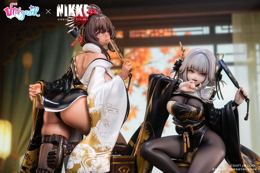 Segergudinna: Nikke PVC Figurer 2-Pack 1/4 Blanc & Noir Stargazer