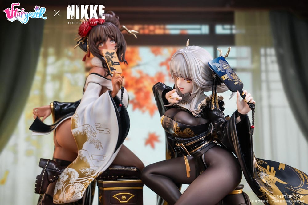 Segergudinna: Nikke PVC Figurer 2-Pack 1/4 Blanc & Noir Stargazer