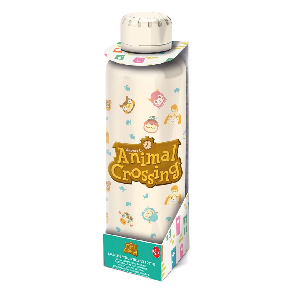 Animal Crossing Vattenflaska i Rostfritt Stål 500 ml Stor