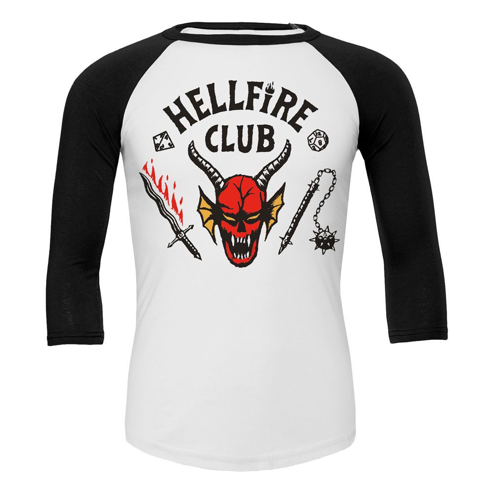 Stranger Things Sweatshirt Hellfireklubbens emblem Storlek L