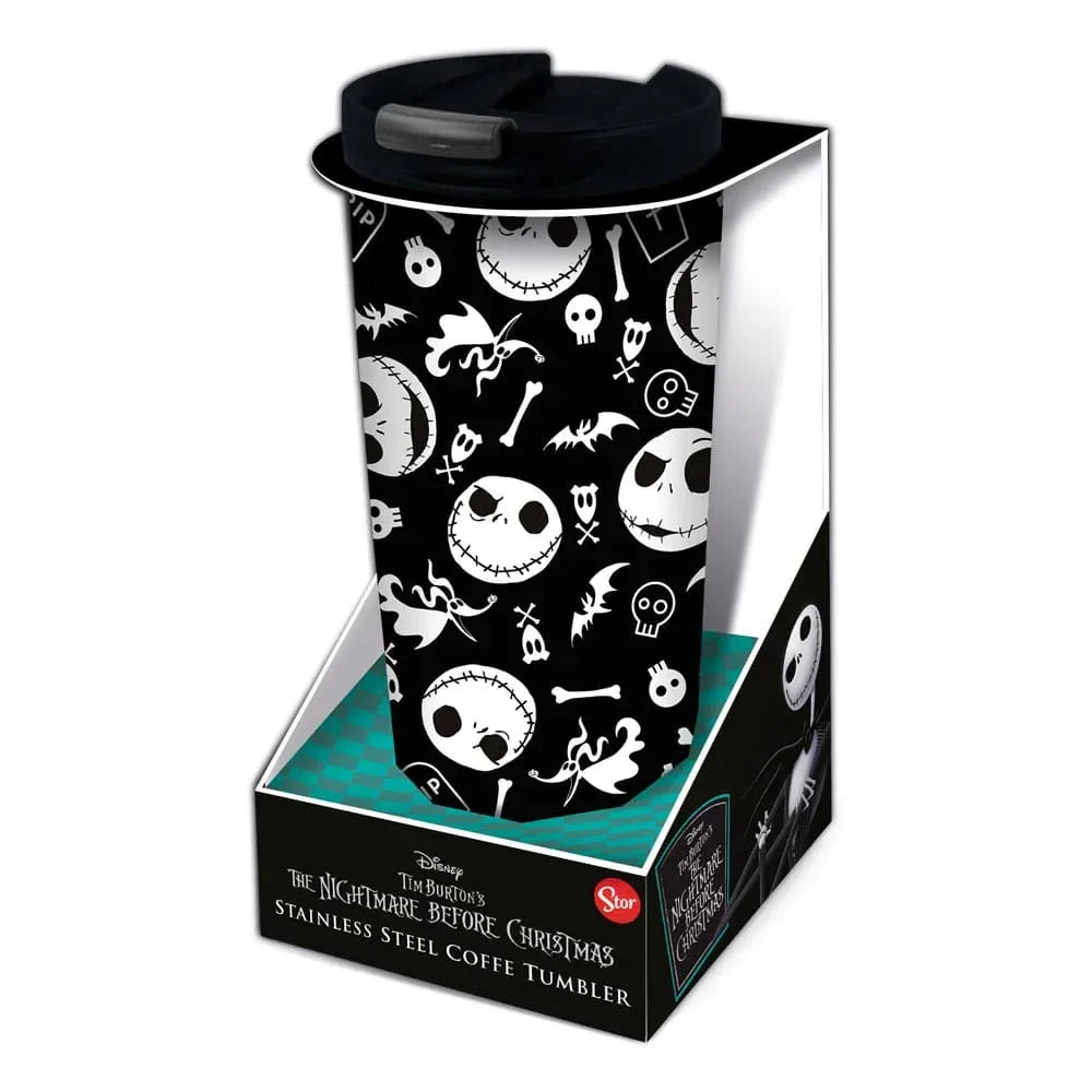 Nightmare Before Christmas Jack's Face Stainless Steel Travel Tumbler Stor