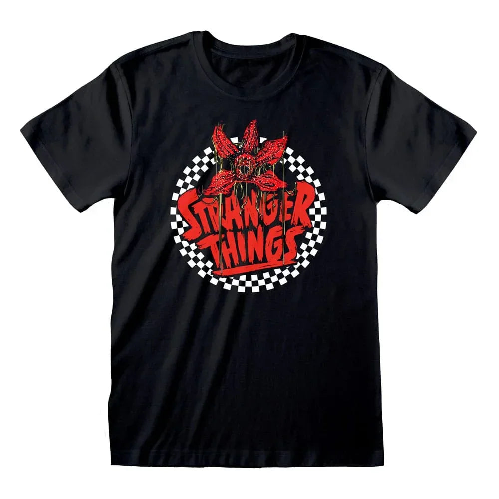 Stranger Things T-Shirt Checkered Circle Size XL Heroes Inc