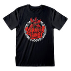 Stranger Things T-Shirt Checkered Circle Stl L Heroes Inc