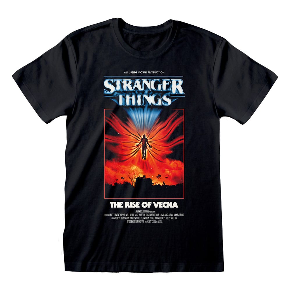 Stranger Things T-shirt - Rise Of Vecna Poster, Storlek S Heroes Inc