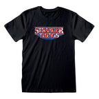 Stranger Things T-Shirt Retro Logo Stl L Heroes Inc