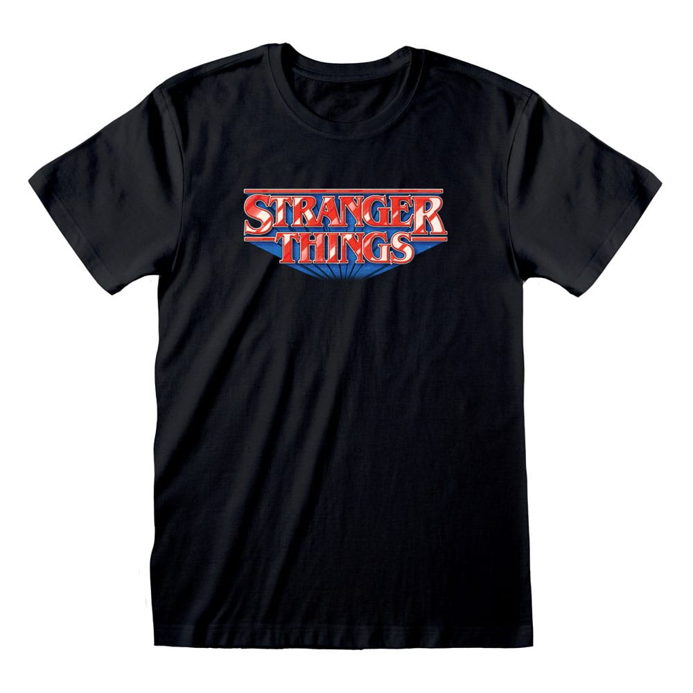 Stranger Things T-Shirt Retro Logo - Officiellt Licensierad Heroes Inc