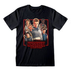 Stranger Things T-Shirt med Karaktärer i Glödande Låda - Storlek L Heroes Inc