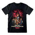 Stranger Things T-Shirt med Gruppkonst - En Sista Märklig Äventyr Färg Heroes Inc