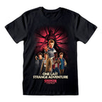 Stranger Things T-Shirt Group Artwork One Last Strange Adventure, Storlek M Heroes Inc