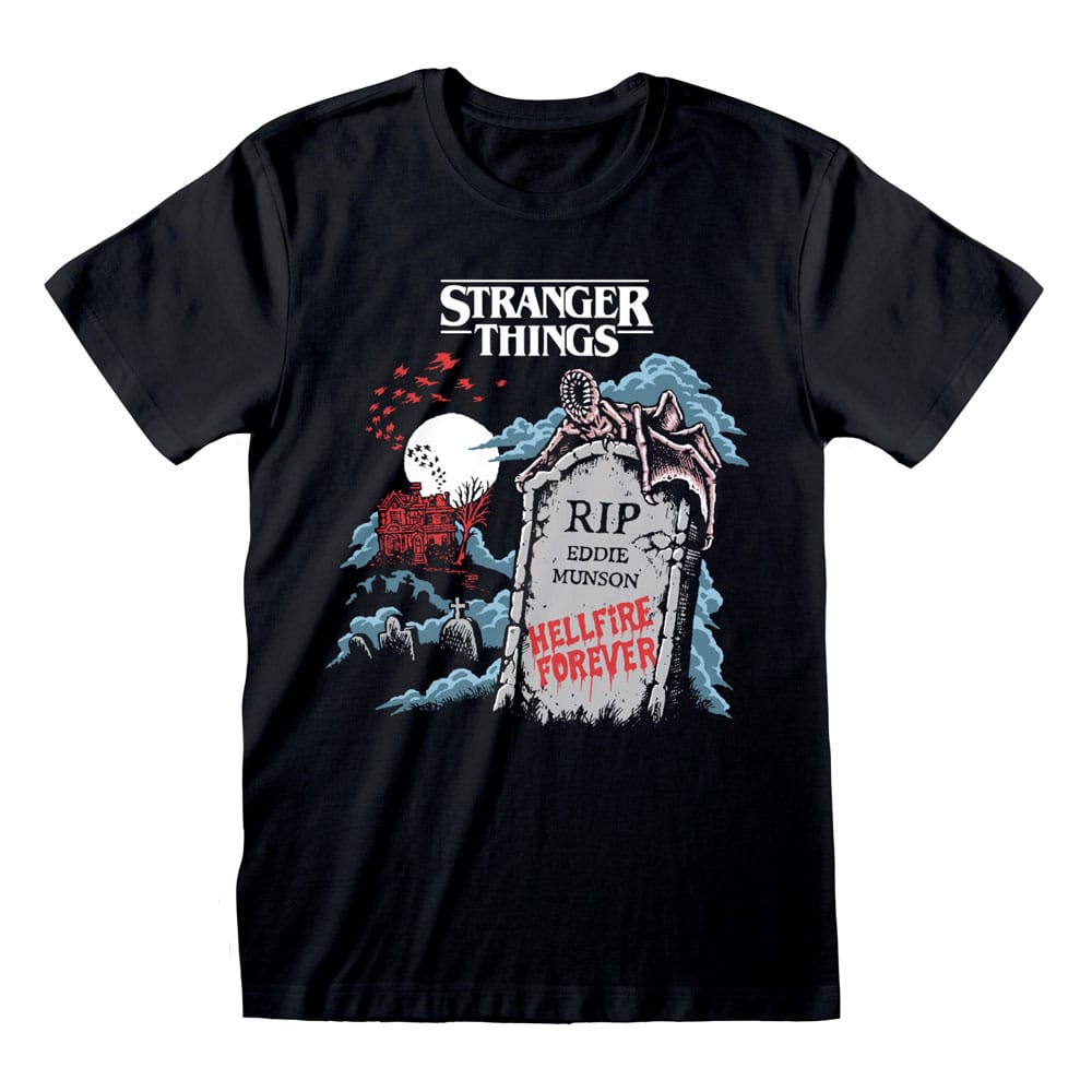 Stranger Things T-Shirt RIP Eddie Storlek XL Heroes Inc