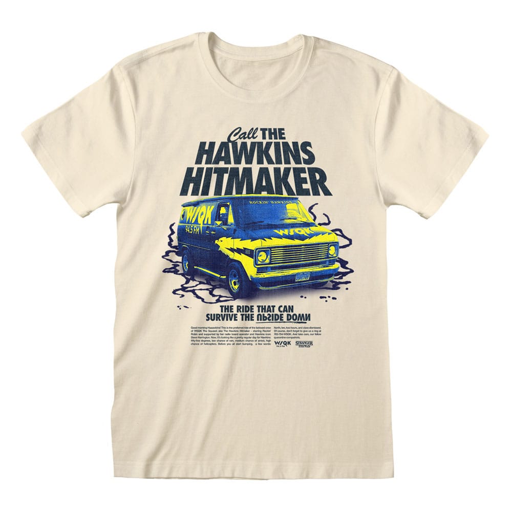 Stranger Things T-Shirt Call the Hawkins Hitmaker Storlek S Heroes Inc