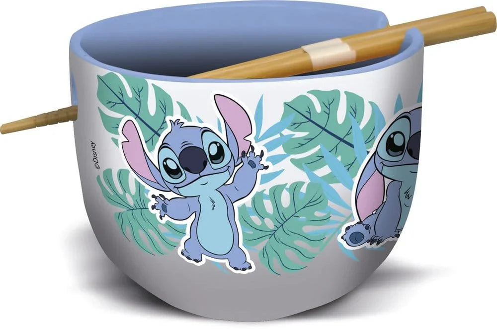 Lilo & Stitch Ramen Skål med Ätpinnar Stitch Aloha Stor