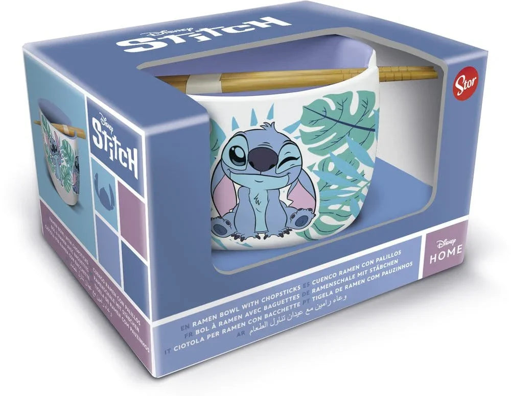 Lilo & Stitch Ramen Skål med Ätpinnar Stitch Aloha Stor