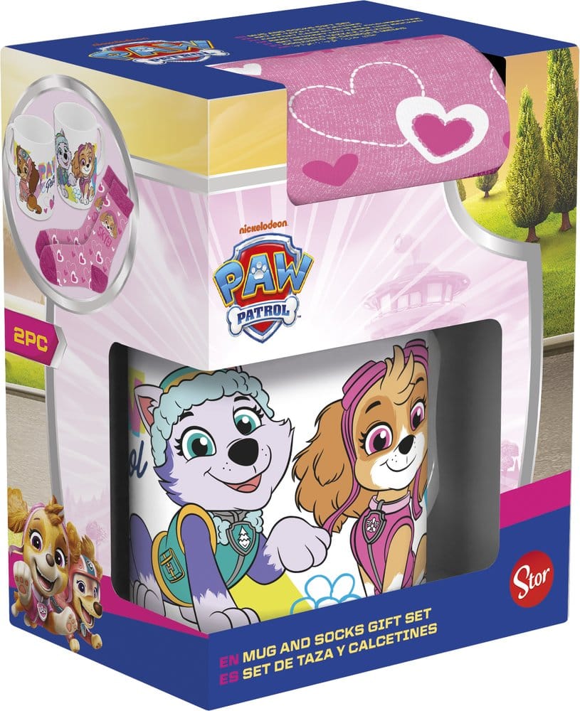 Paw Patrol Mugg & Strumpor Set Flicka Go Skye