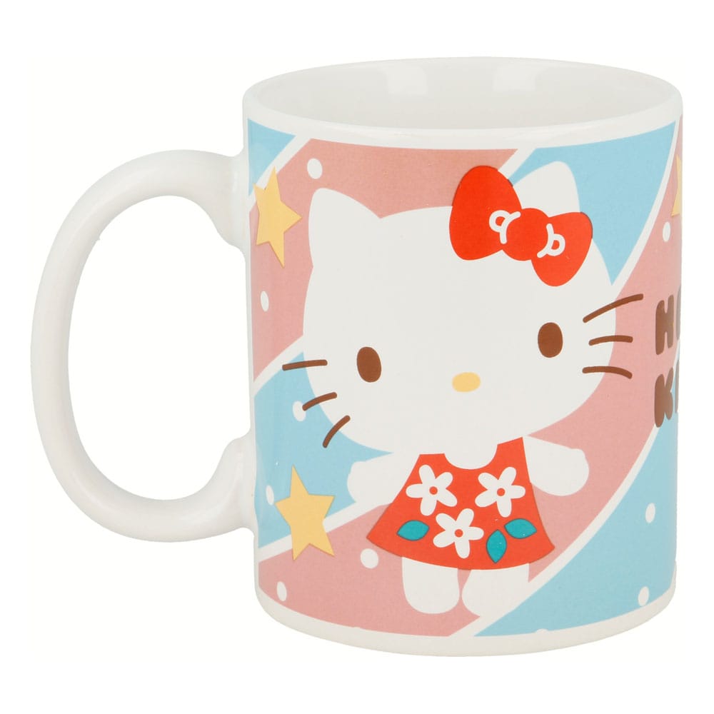 Sanrio Mugg Söt Hello Kitty Röd Klänning 325 ml Stor