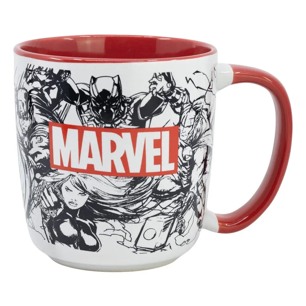 Marvel Mug Collage 380 ml - Officiellt Licensierad Keramikmugg Stor
