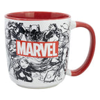 Marvel Mug Collage 380 ml - Officiellt Licensierad Keramikmugg Stor
