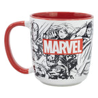 Marvel Mug Collage 380 ml - Officiellt Licensierad Keramikmugg Stor