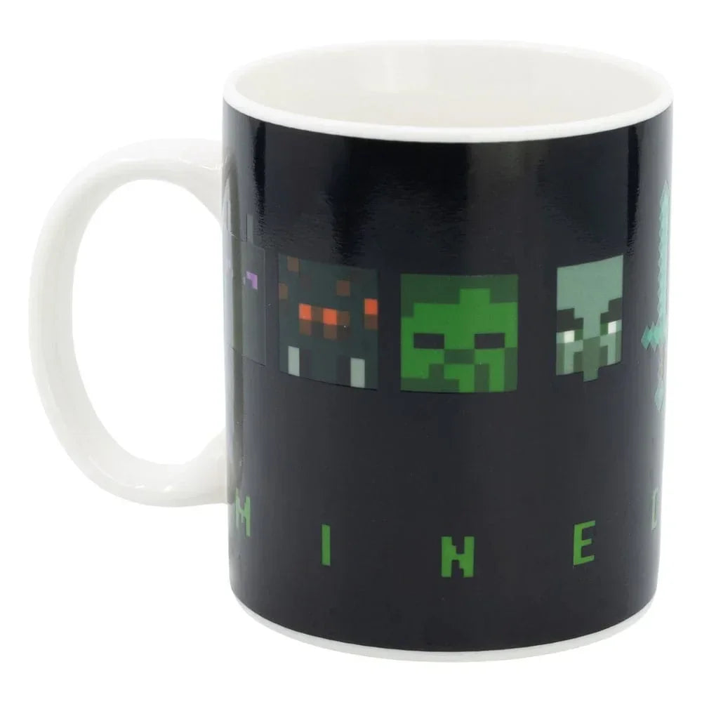 Minecraft Heat Change Mug Squared Pattern 325 ml Stor