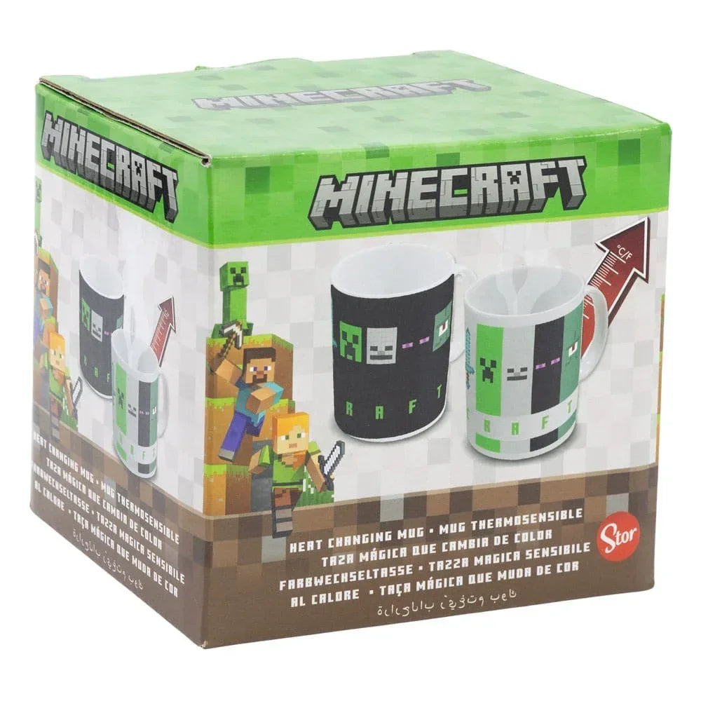 Minecraft Heat Change Mug Squared Pattern 325 ml Stor
