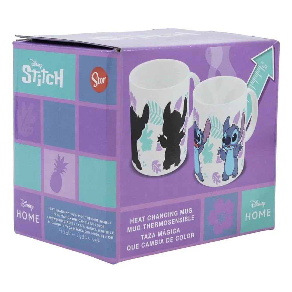Lilo & Stitch Värmeförändrande Mugg Stitch 325 ml Stor