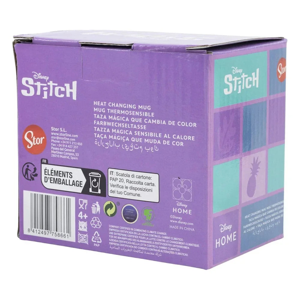 Lilo & Stitch Värmeförändrande Mugg Stitch 325 ml Stor