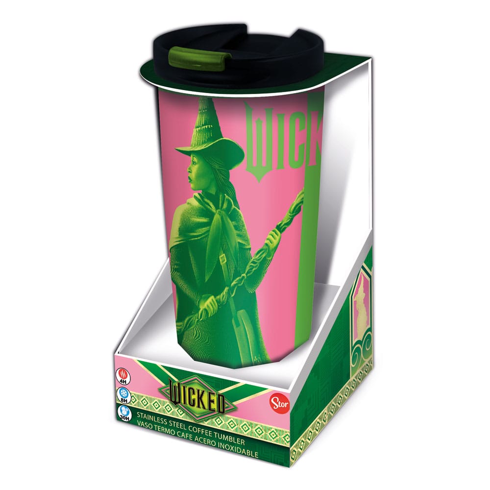 Wicked Stainless Steel Travel Tumbler Elphaba & Glinda Stor